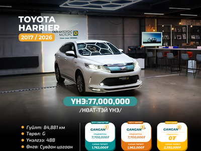 Toyota Harrier 2017/2026