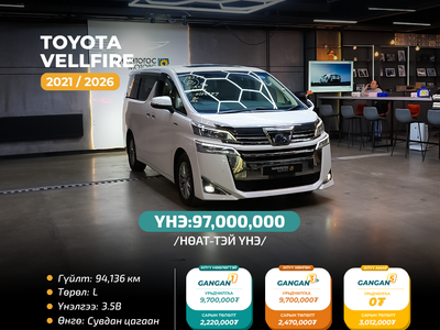 Toyota Vellfire 2021/2026