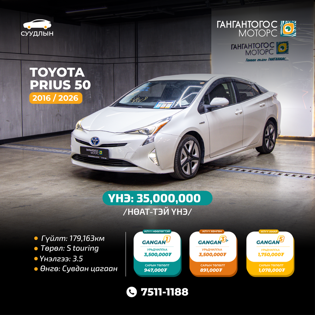 Toyota Prius50 2016/2026