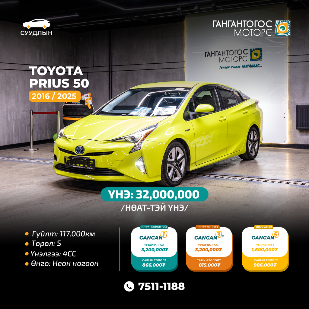 Toyota Prius50  2016/2025