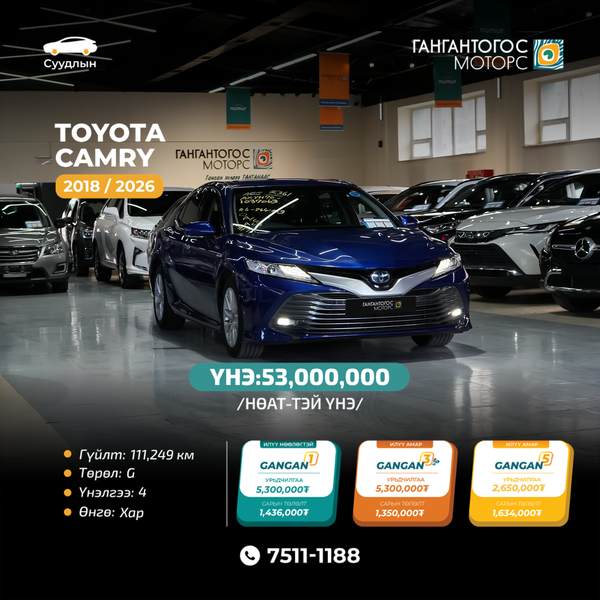 Toyota Camry 2018/2026