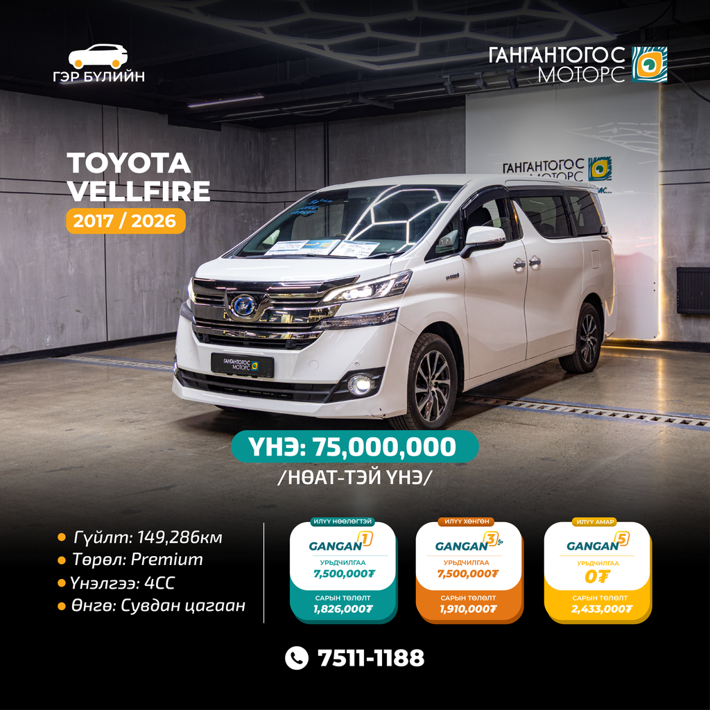 Toyota Vellfire 2017/2026