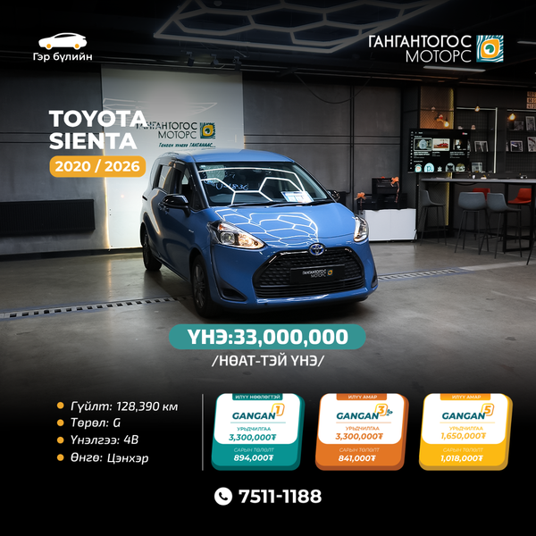 Toyota Sienta 2020/2026