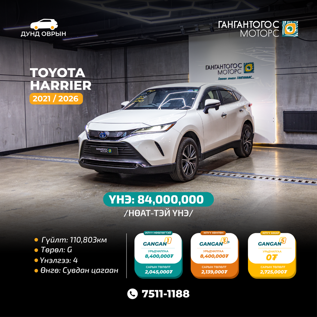 Toyota Harrier  2021/2026