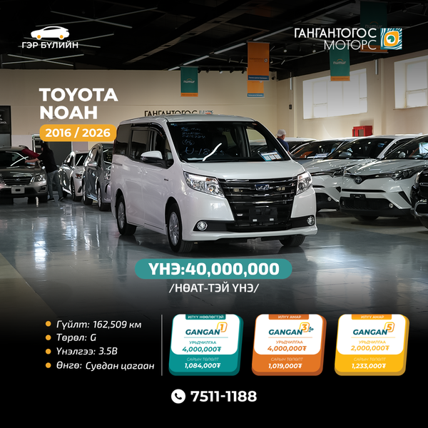Toyota Noah 2016/2026