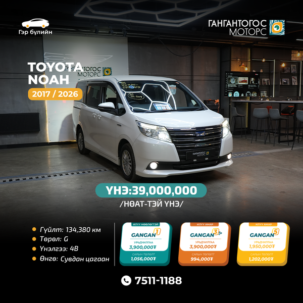Toyota Noah 2017/2026